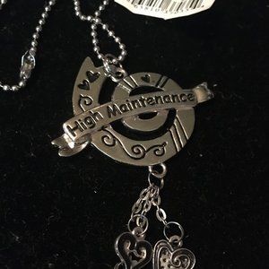 CAR CHARM SAYS HIGH MAINTENANCE CHARM NEW  GANZ